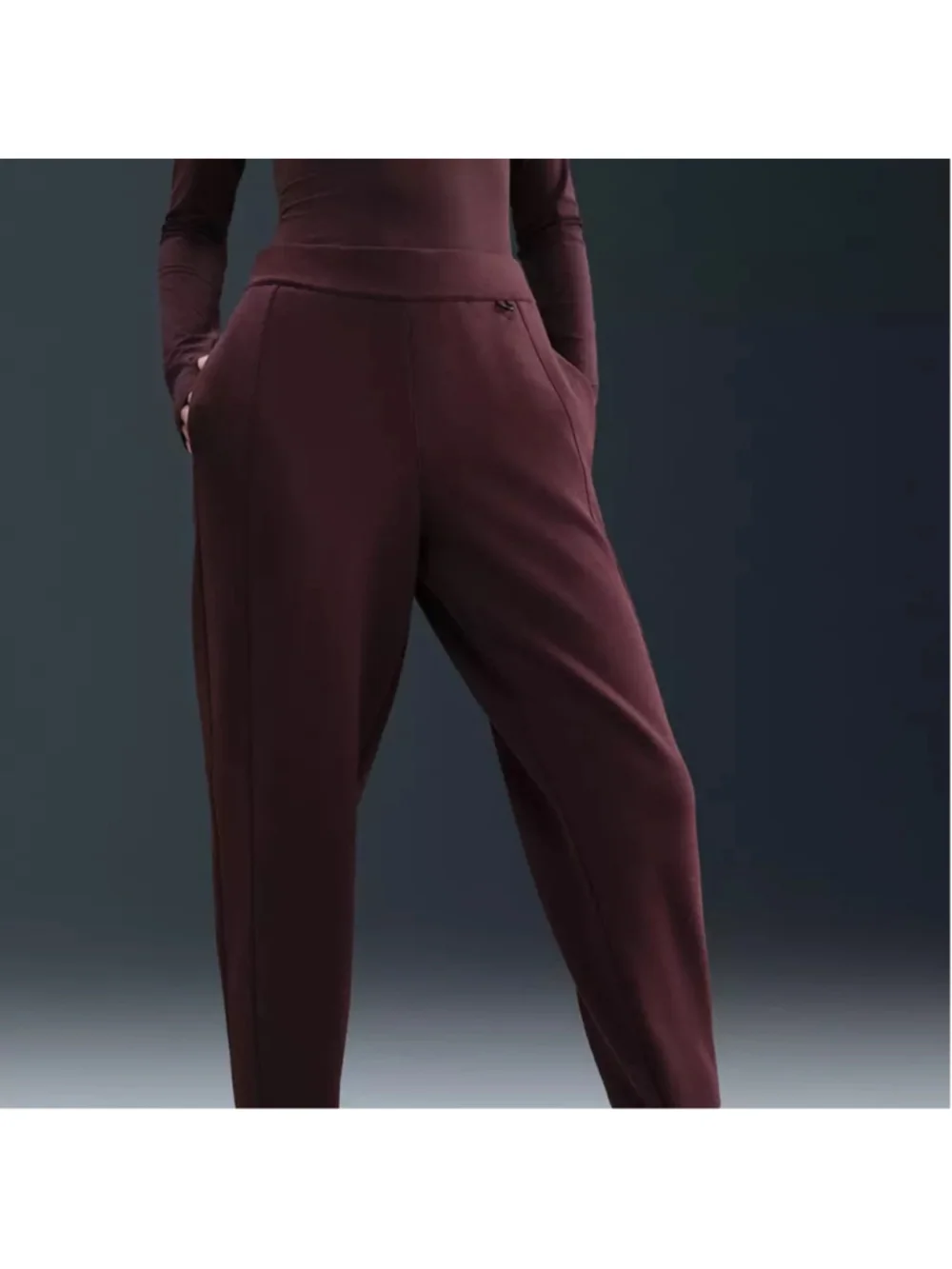 Nike impossibly soft joggers burgundy size s